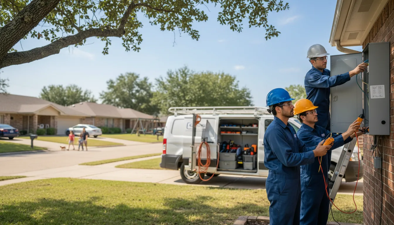 Certified electrician providing emergency electrical services in Lenox, GA